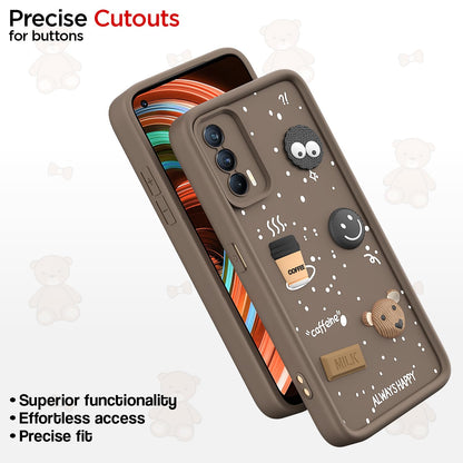 Pikkme Realme X7 5G/3D Silicone brown phone cover – photo 6