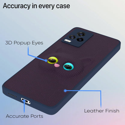 Pikkme dark purple Kitty mobile cover for iQOO 7 Legend – photo 4