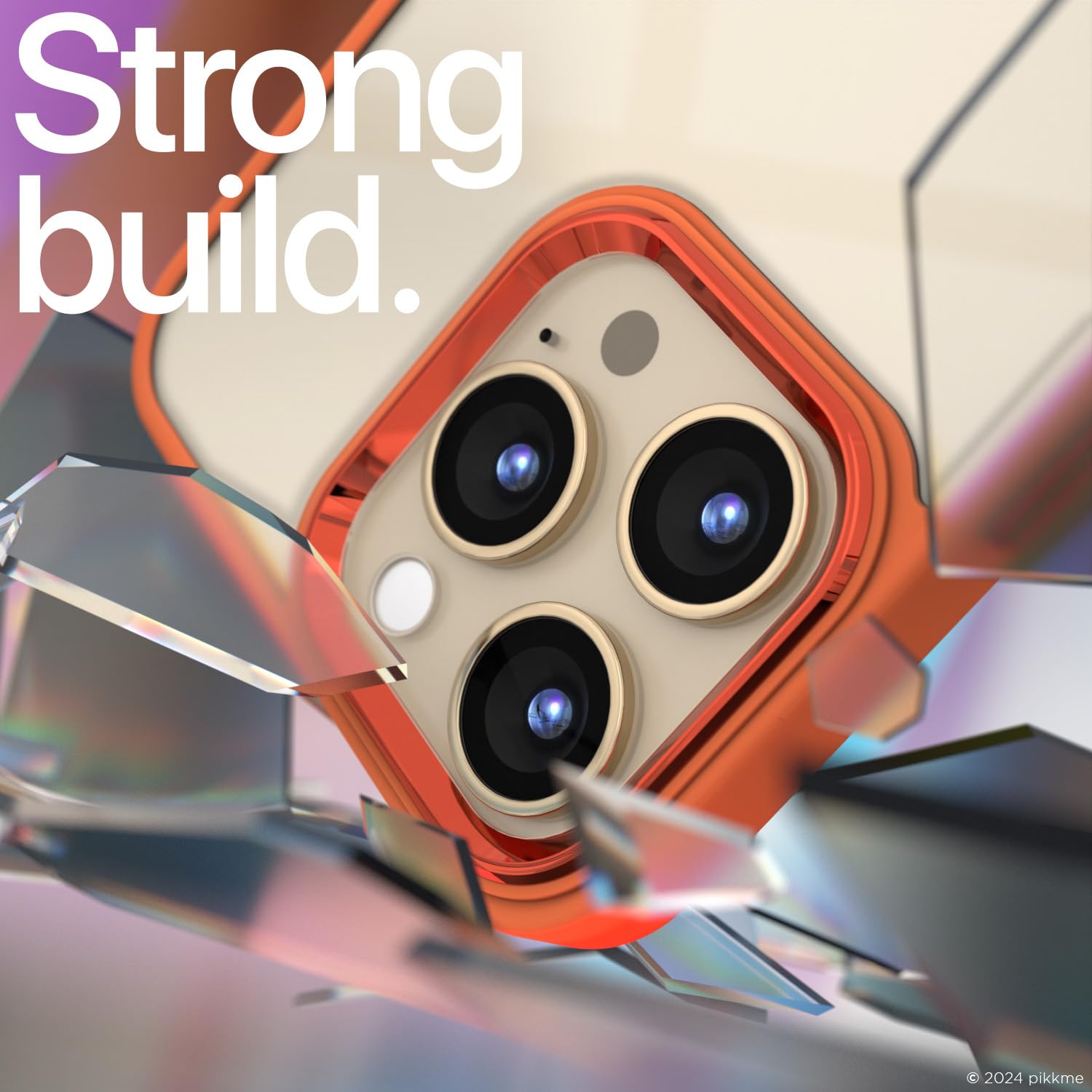 Orange Chrome mobile back cover for iPhone 13 Pro Max – Pikkme – photo 6