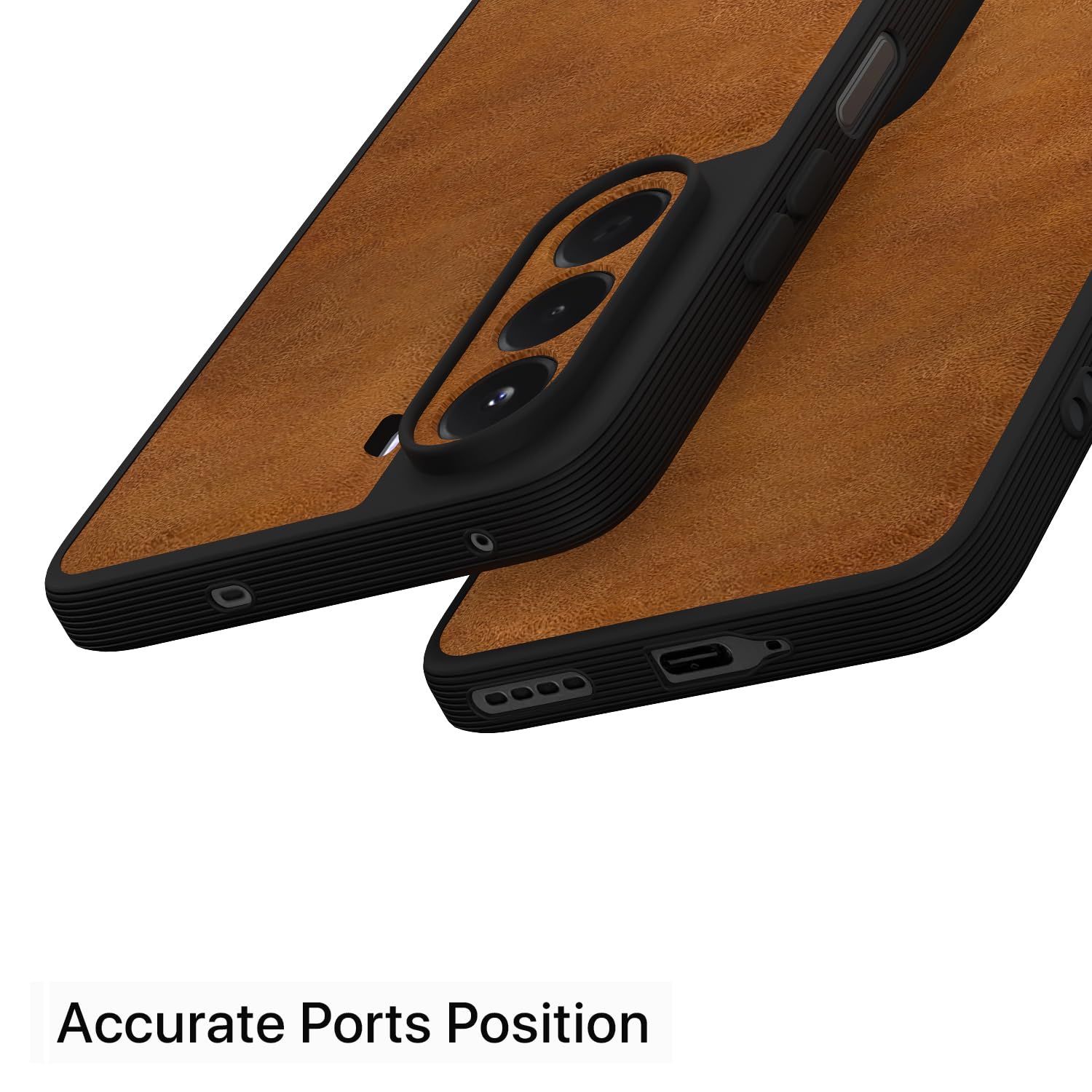 Pikkme brown Leather phone cover for OnePlus Nord CE 6 Lite 5G – photo 4