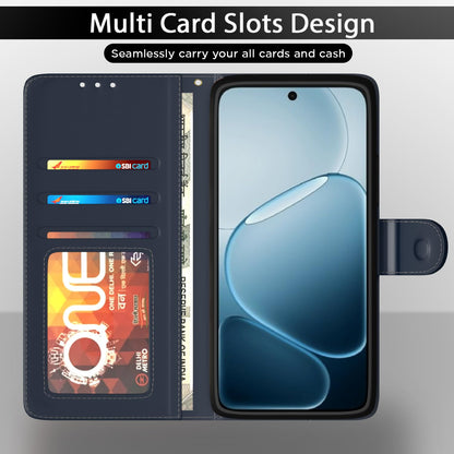 Oppo A6X 5G flip cover in blue by Pikkme – photo 5