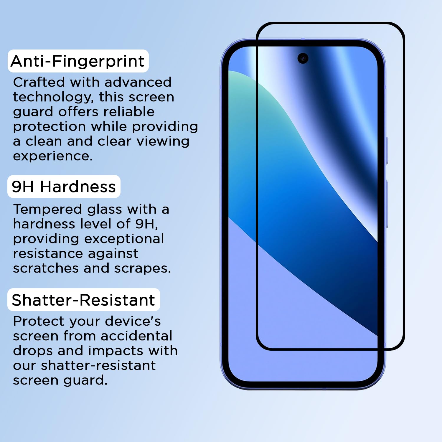 Google Pixel 10A tempered glass by Pikkme – photo 7