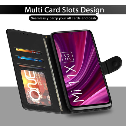 Black wallet flip cover for Mi 11x/11x Pro – Pikkme – photo 5