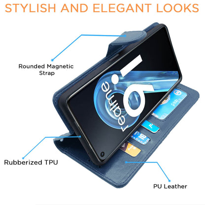 Pikkme Realme 9i blue flip cover – photo 5