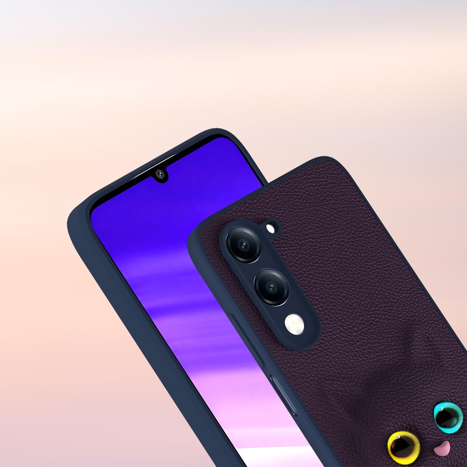Purple Kitty phone cover for iQOO Z10 Lite 5G/Vivo T4 Lite 5G/Y19 5G/Y19e/Y04 4G/Y29s 5G – Pikkme – photo 7
