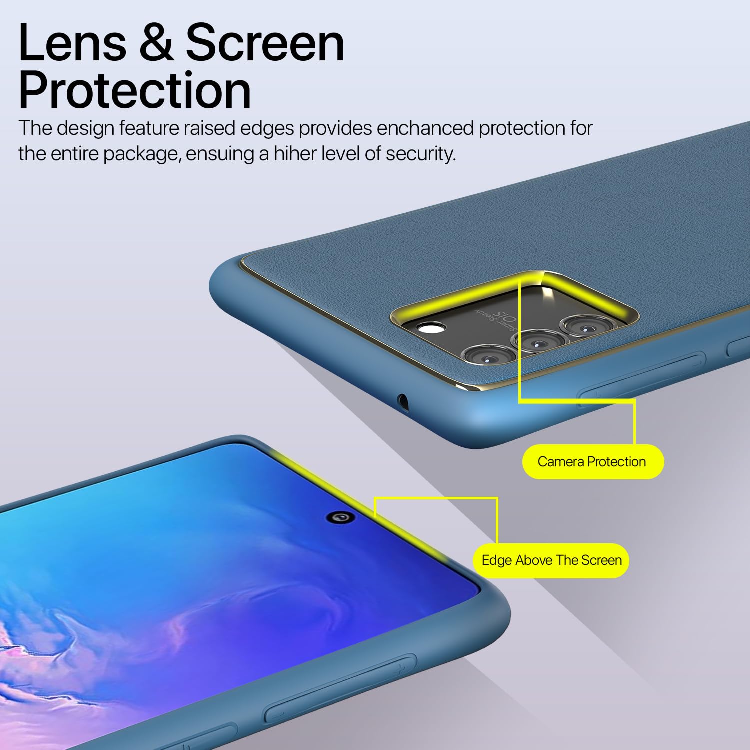 Samsung S10 Lite Chrome back cover in blue by Pikkme – photo 4