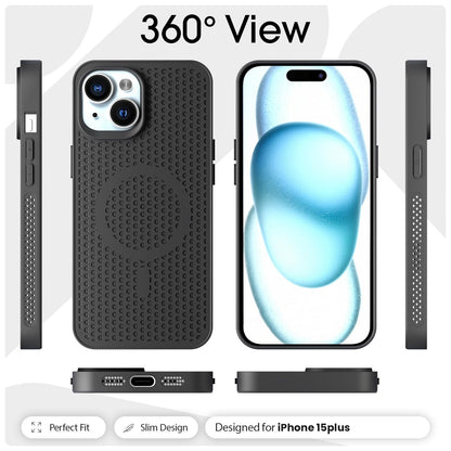 Black MagSafe phone cover for iPhone 15 Plus – Pikkme – photo 3