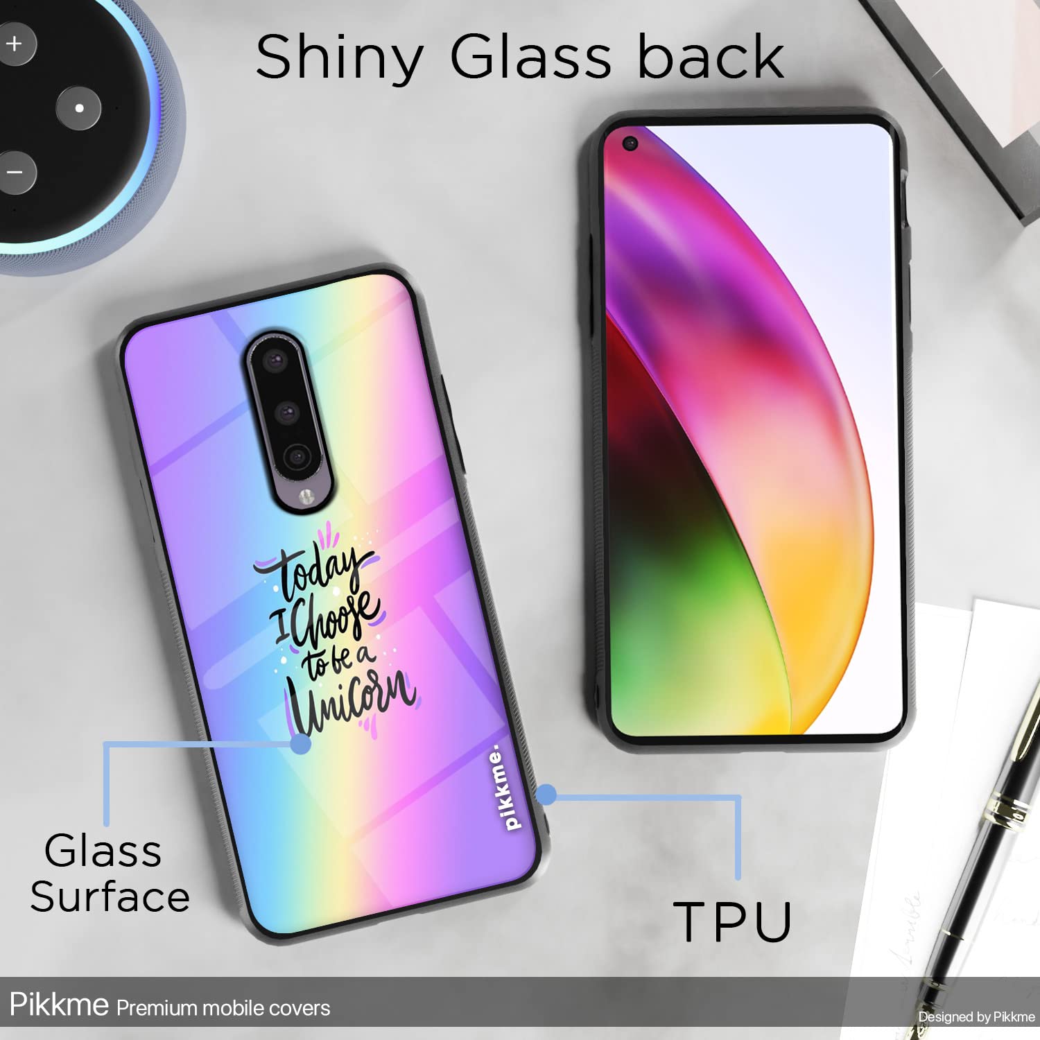 Pikkme OnePlus 8 Hybrid mobile back cover – photo 3