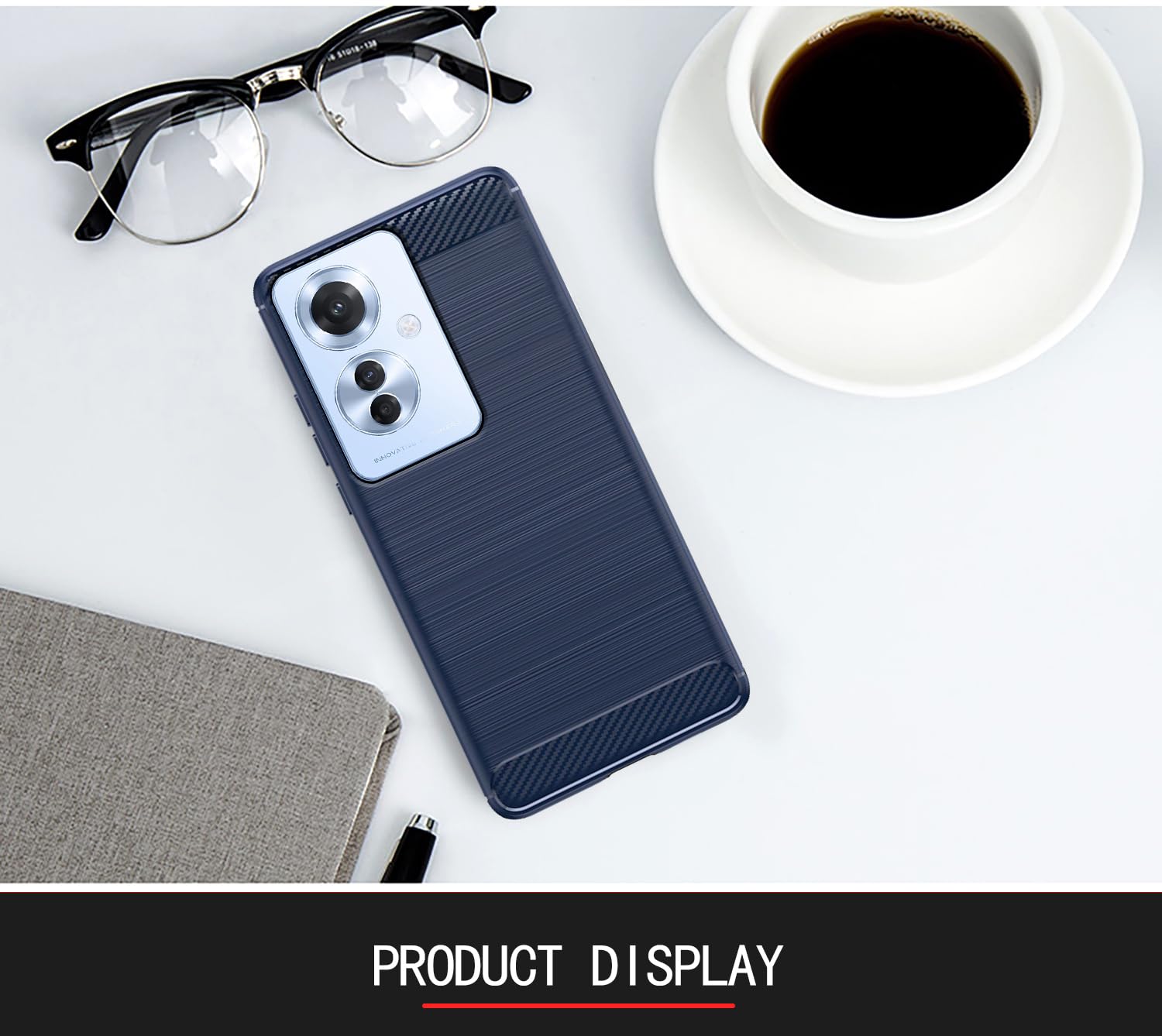 Pikkme blue Hybrid mobile cover for OPPO F25 Pro 5G – photo 3