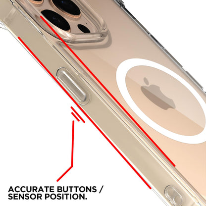 iPhone 14 Pro MagSafe phone cover in transparent mag-safe by Pikkme – photo 6