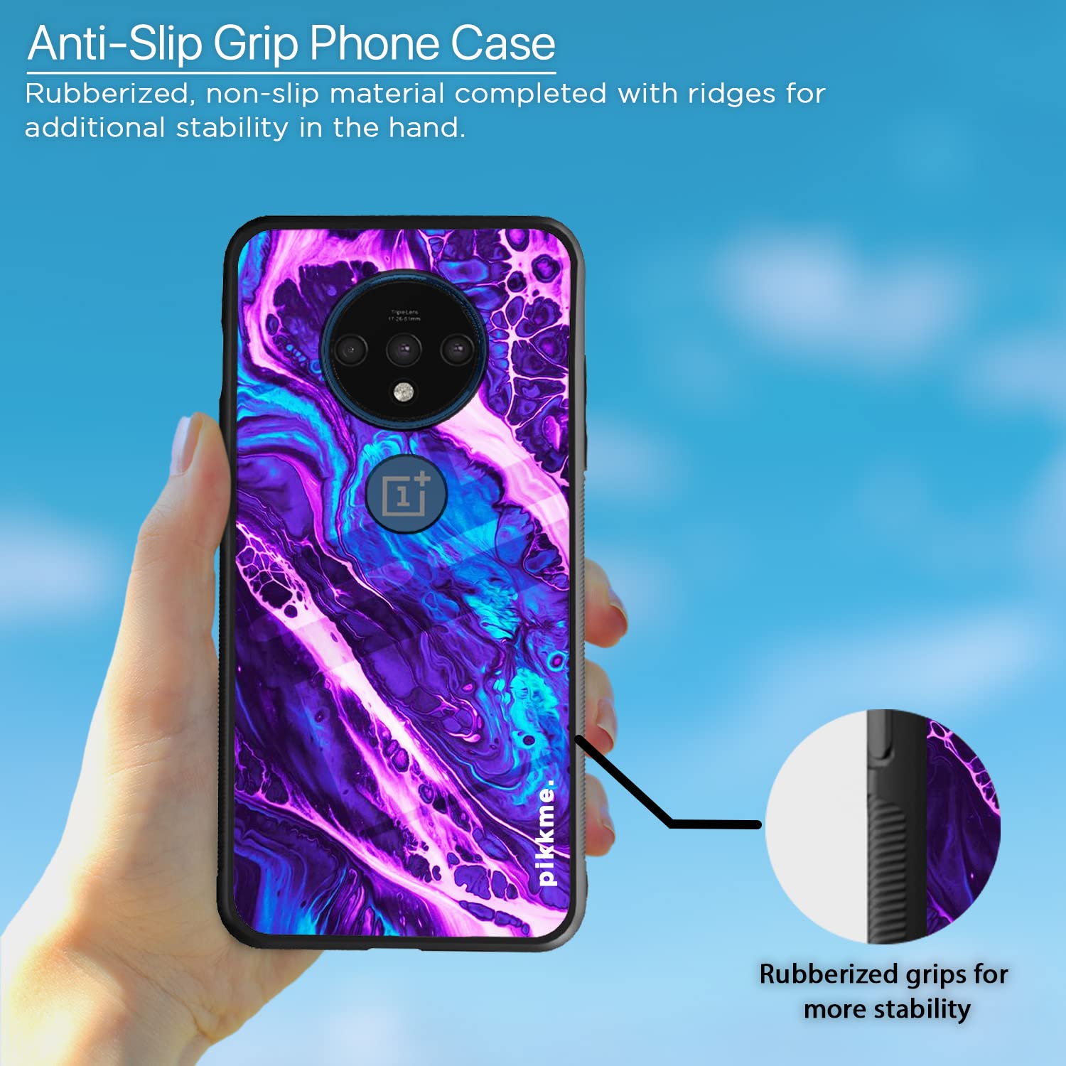 Pikkme OnePlus 7T Hybrid mobile back cover – photo 5