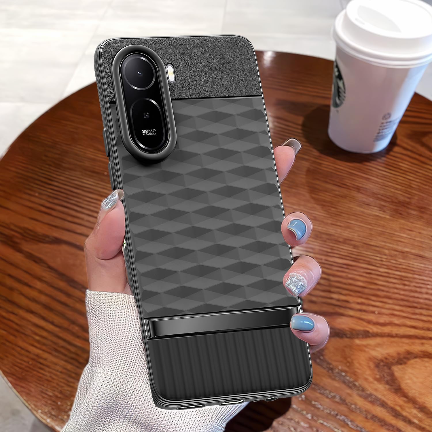 Black Silicone back cover for Redmi A7 Pro/Poco C85x 5G – Pikkme – photo 7