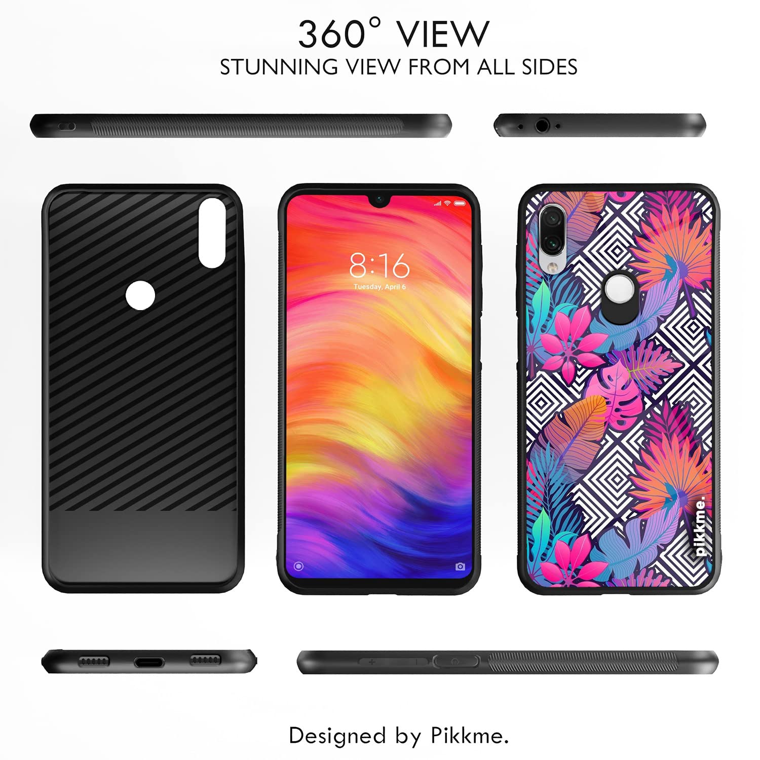 Redmi Note 7/Note 7 Pro/Note 7s Flower phone cover by Pikkme – photo 2