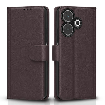 Redmi 13/Poco M6 Plus 5G wallet flip cover in coffee by Pikkme