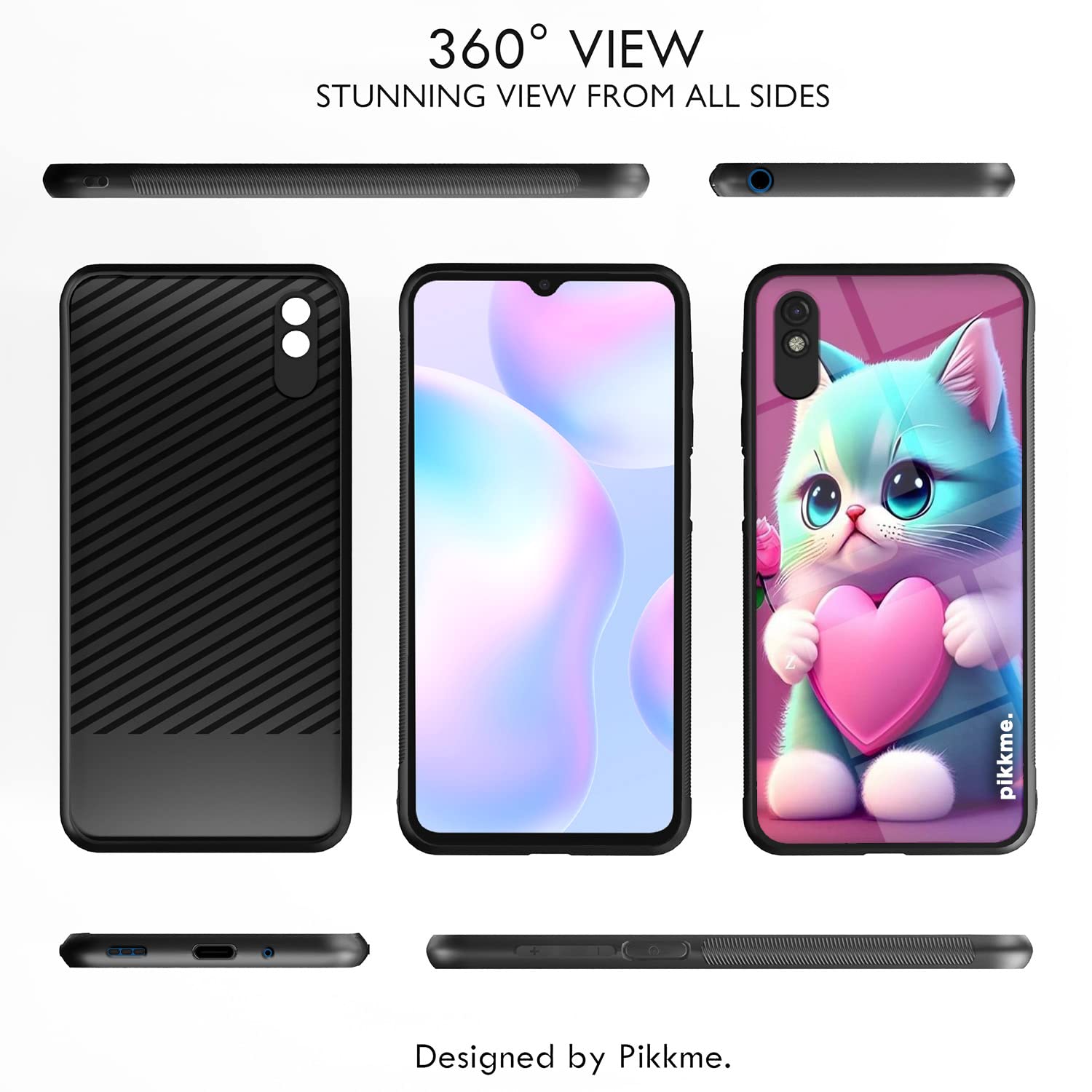 Pikkme Redmi 9A/9i/9A Sport Hybrid mobile back cover – photo 2