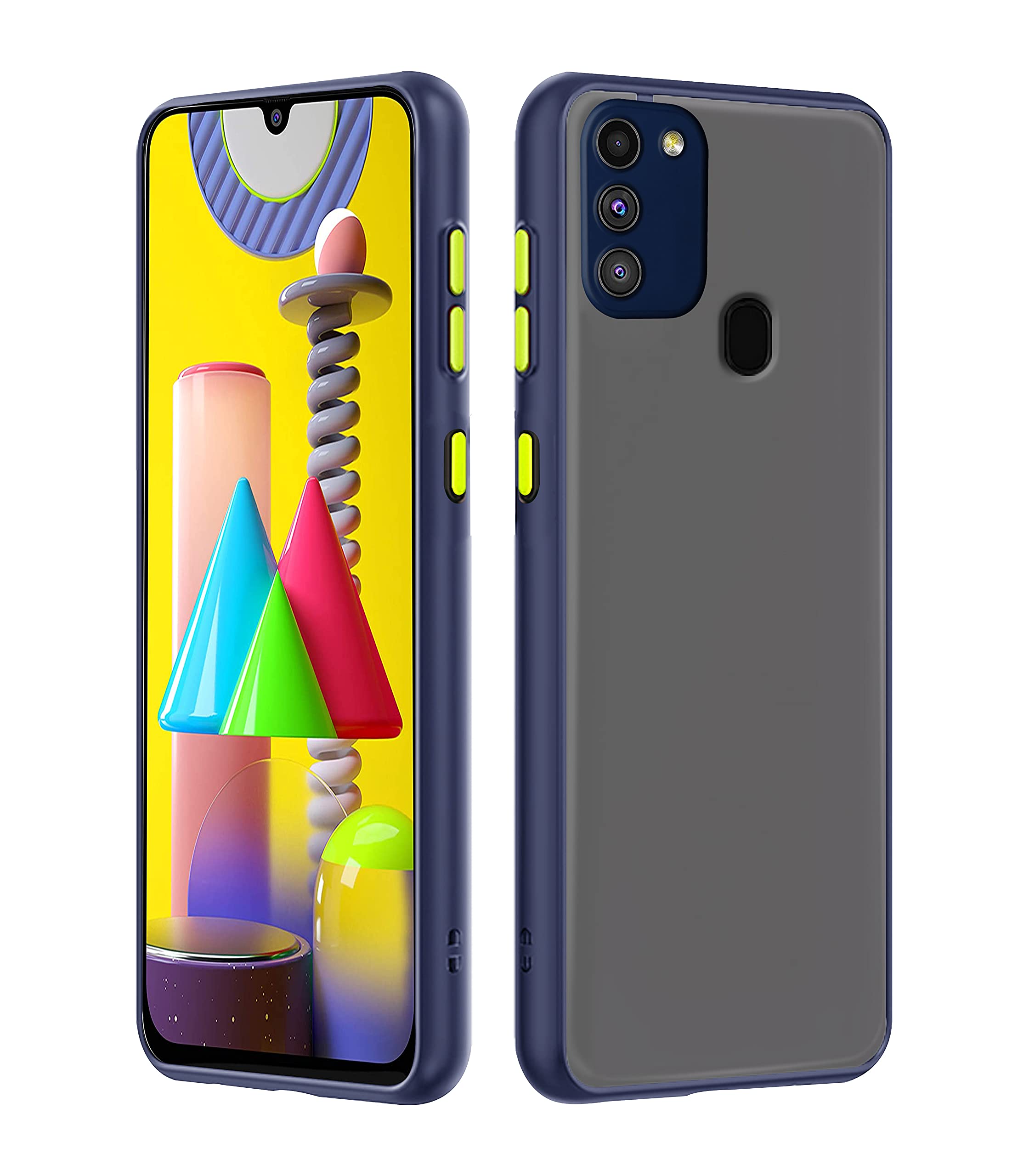 Pikkme Samsung M21/M30S tpu, blue mobile cover
