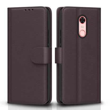 Pikkme coffee wallet flip cover for Redmi Note 5
