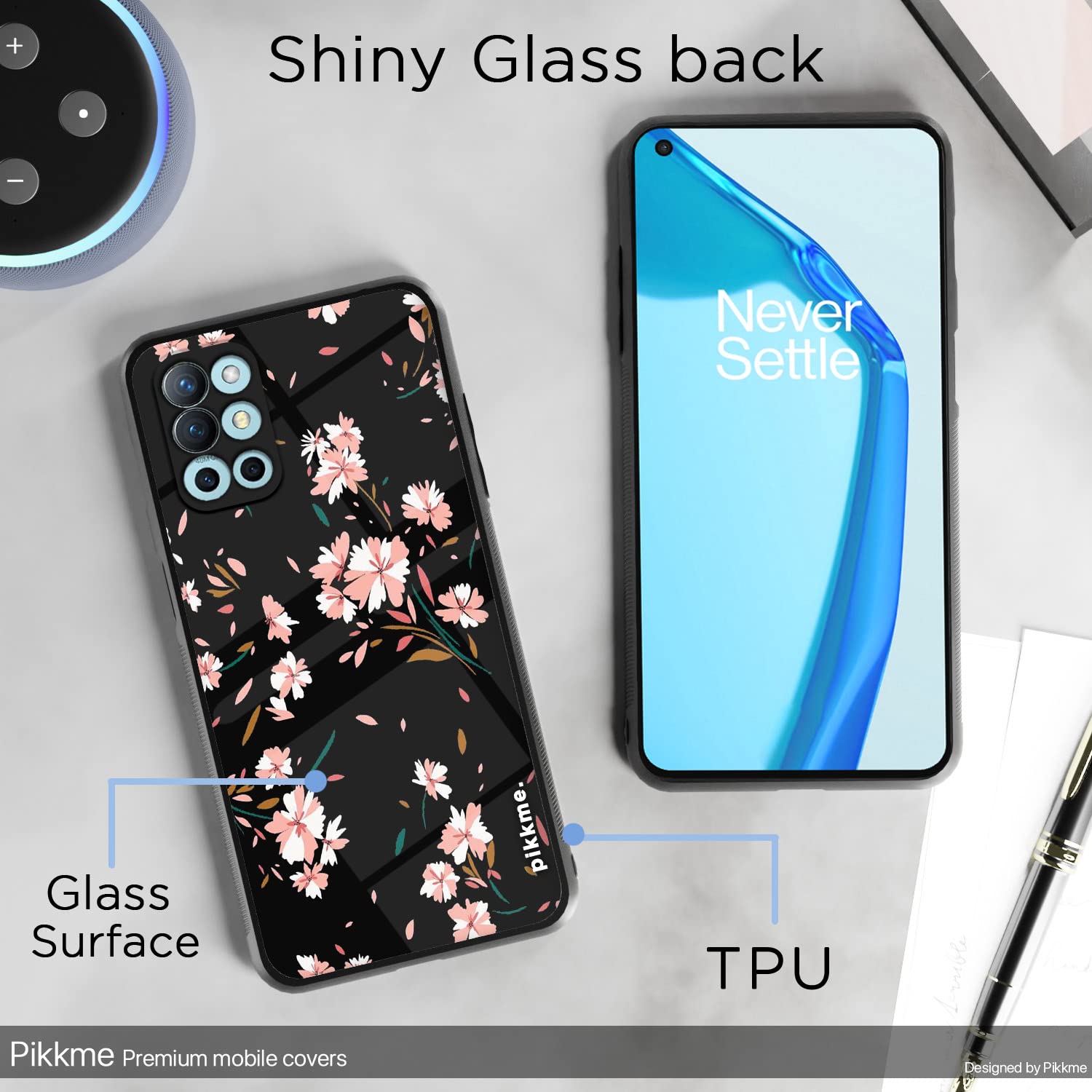 OnePlus 8T Flower phone cover by Pikkme – photo 3