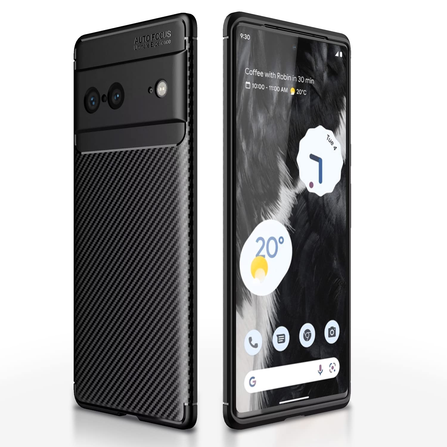Pikkme black phone cover for Pixel 7