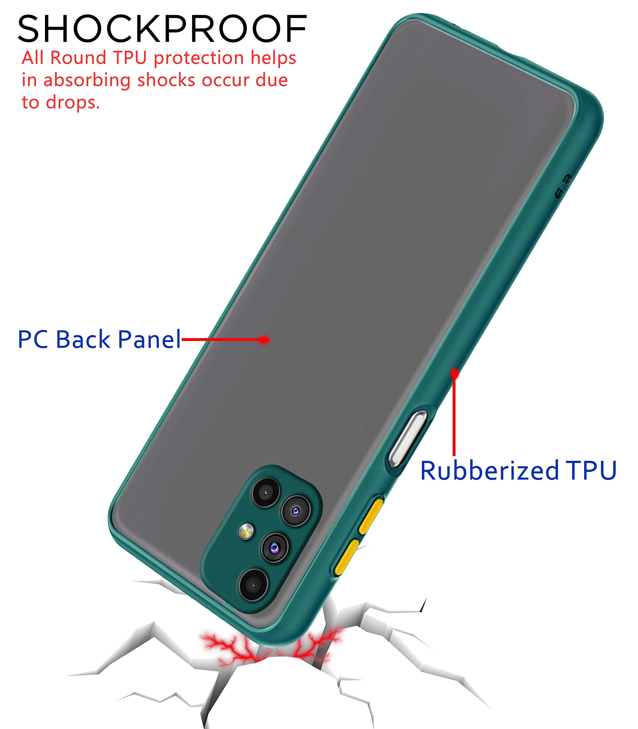 Samsung M31s Matte phone cover in green by Pikkme – photo 4
