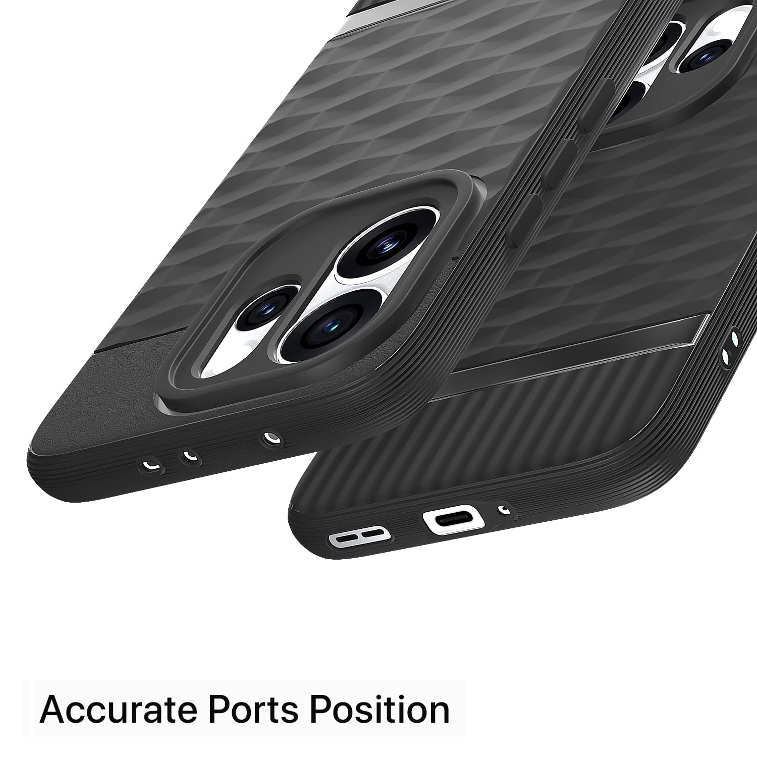 Pikkme black phone cover for Oppo Reno 15 Pro Mini 5G – photo 4