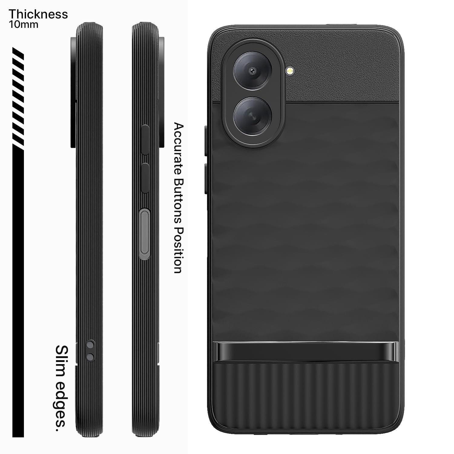 Pikkme black mobile cover for Redmi A7 – photo 3