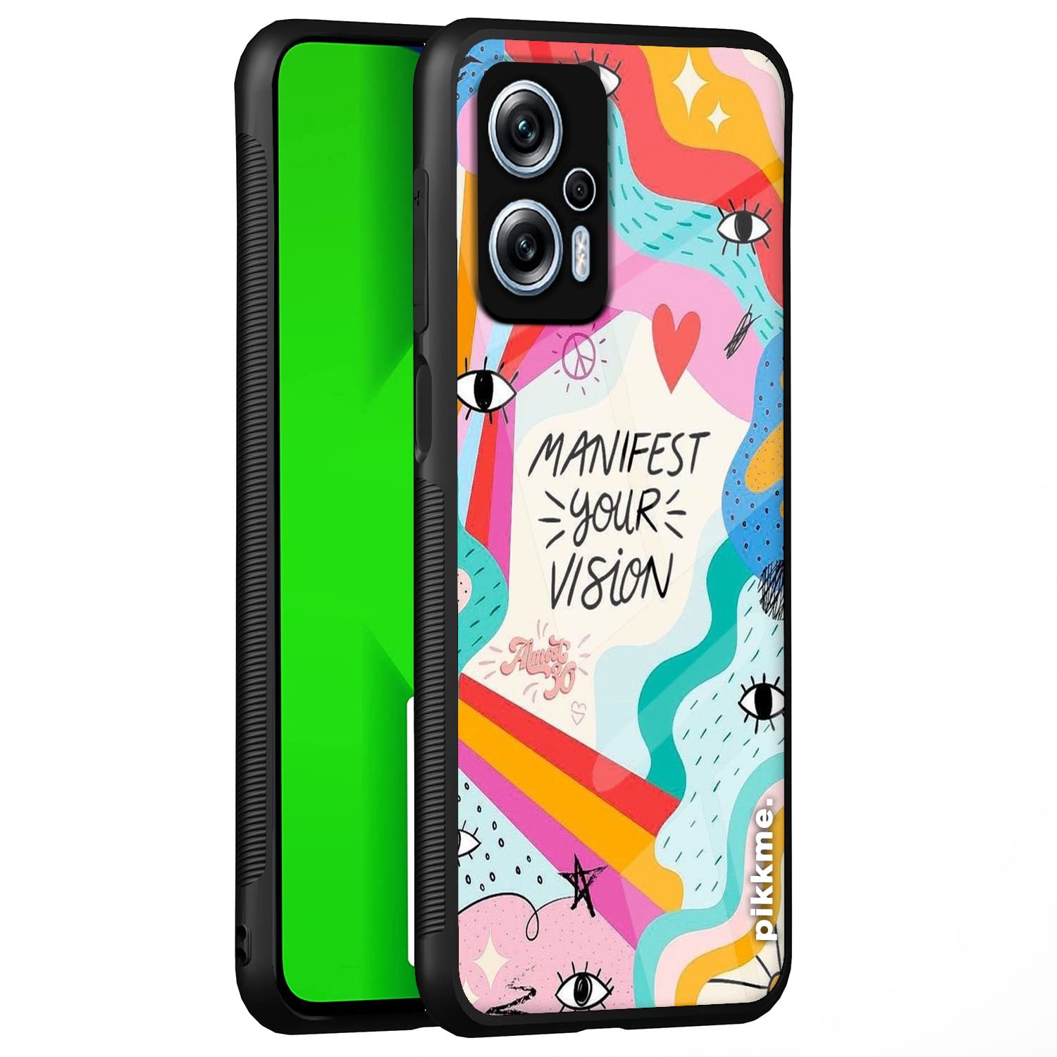 Pikkme Hybrid back cover for Redmi K50i 5G