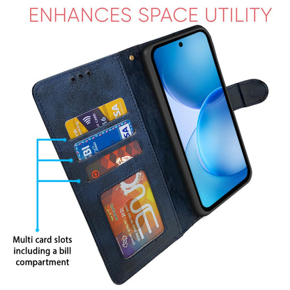 Oppo Reno 16c 5G flip cover in navy & light blue by Pikkme – photo 5