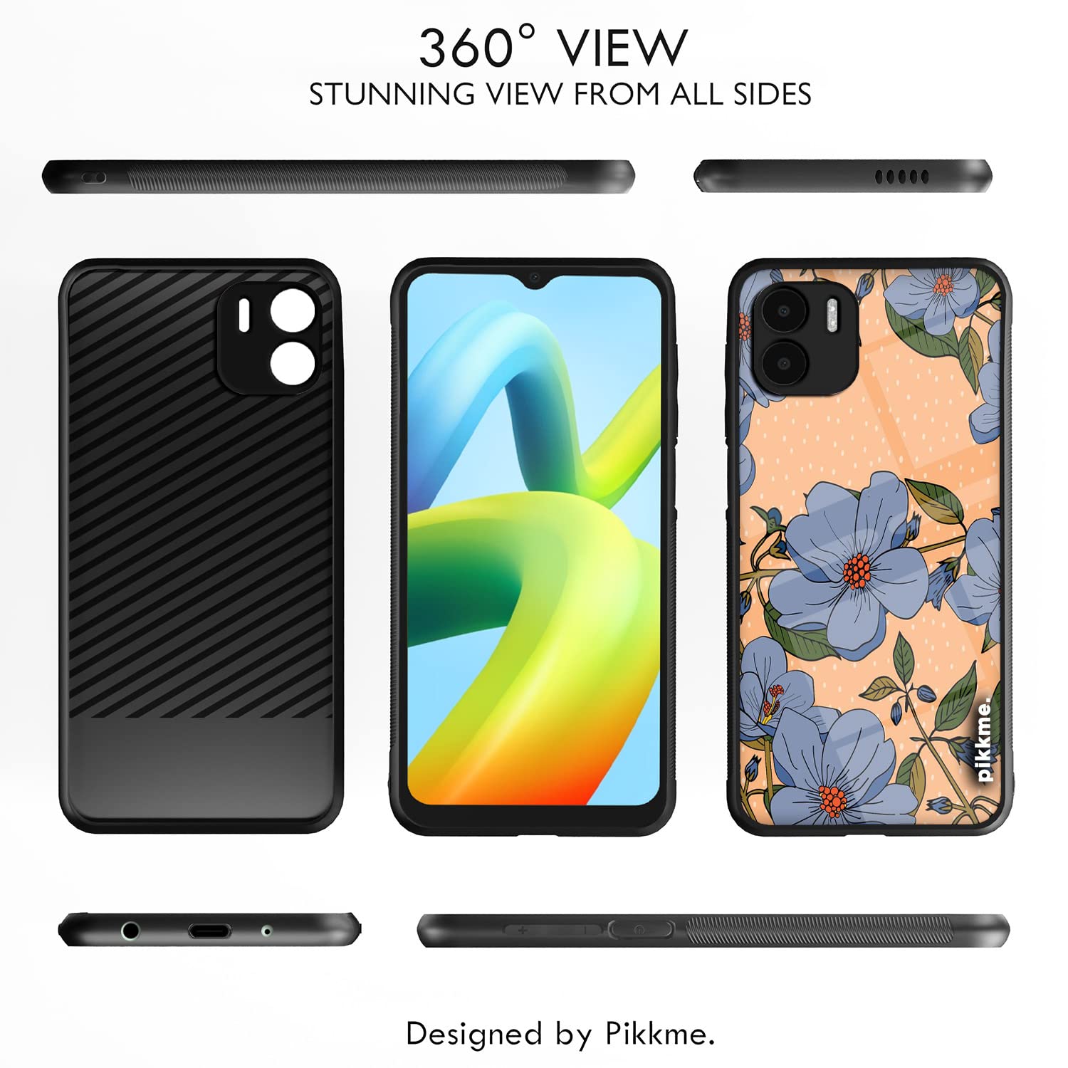 Flower Phone cover for Redmi A1/A2 – Pikkme – photo 2