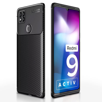 Pikkme Redmi 10A/9/9C, Poco C31 Carbon black back cover