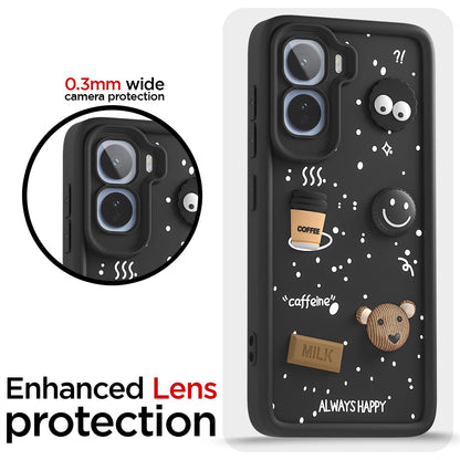 Black phone cover for Vivo T5 Pro 5G/3D – Pikkme – photo 5