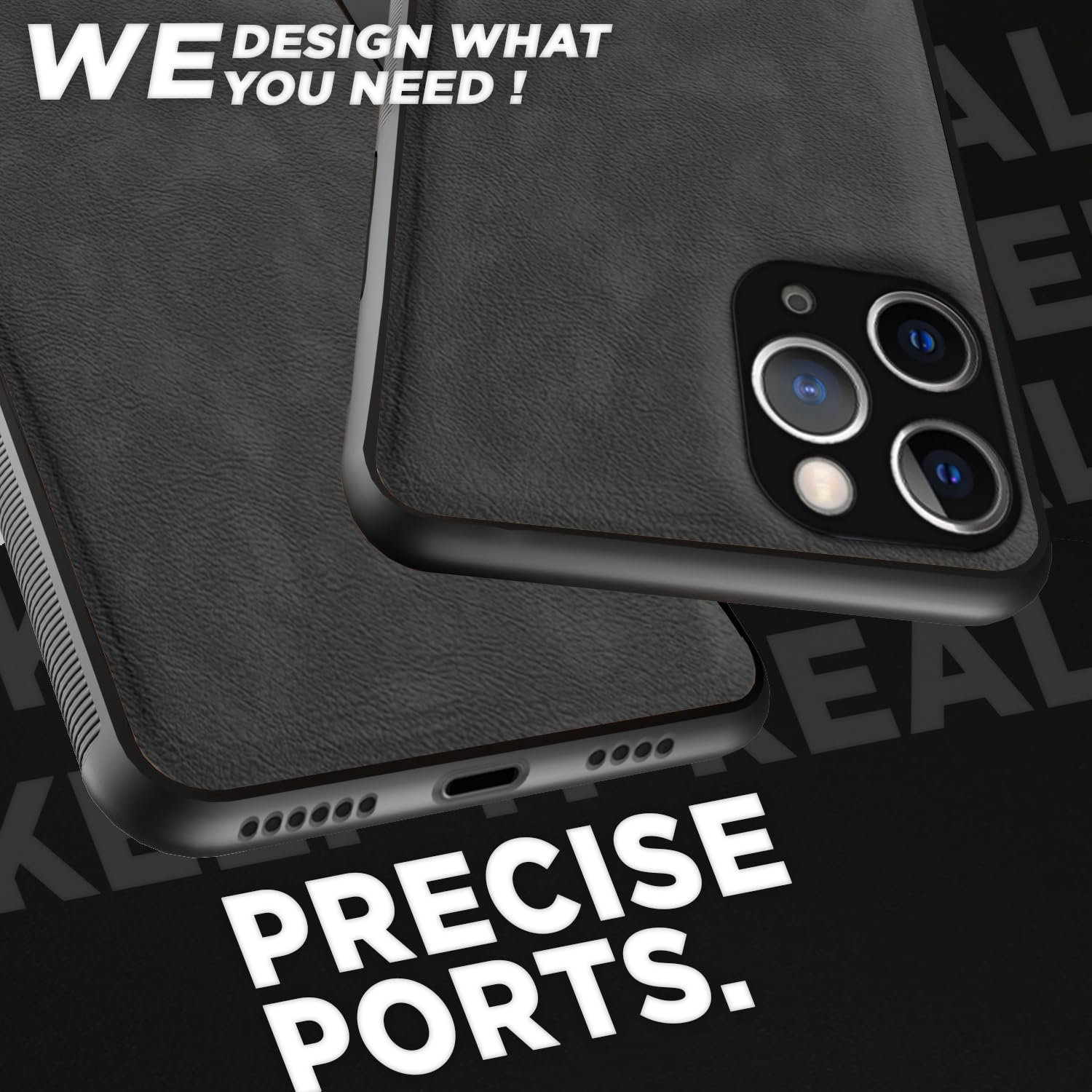 Pikkme iPhone 11 Pro Leather grey back cover – photo 3
