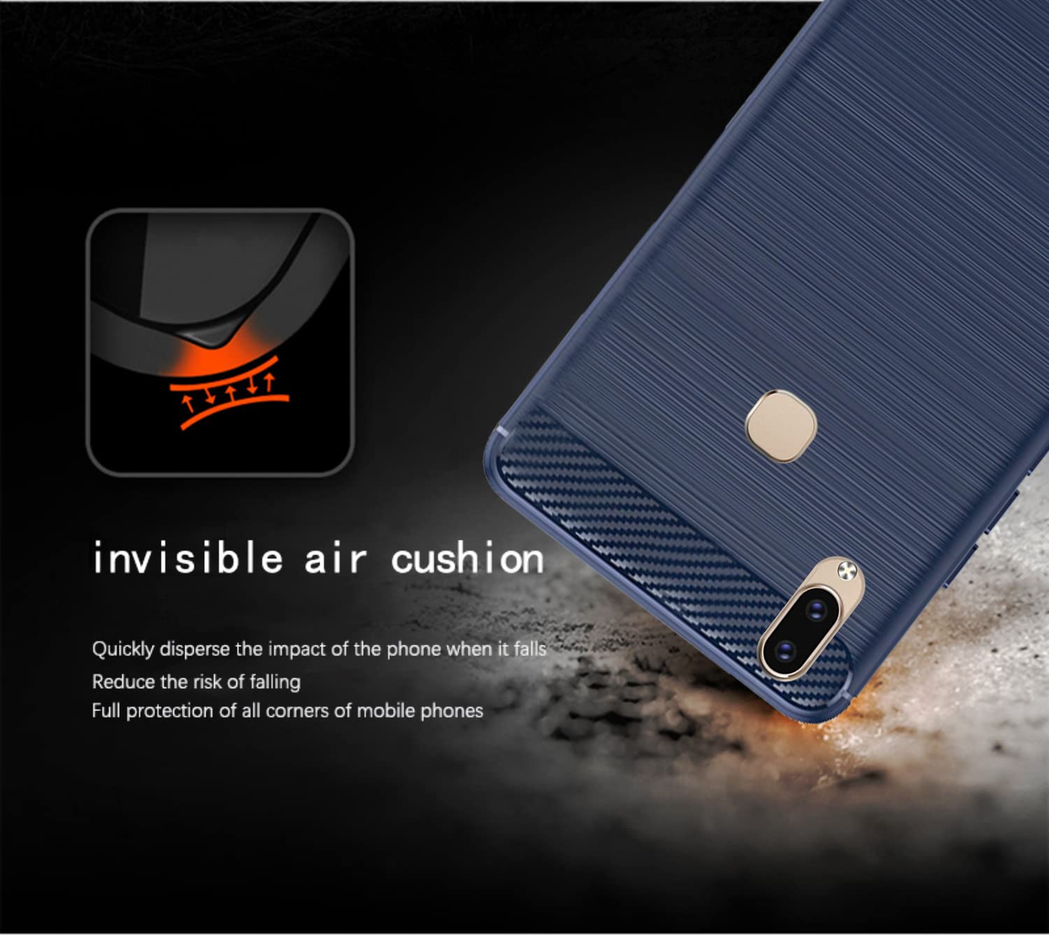 Blue mobile back cover for Vivo V9/V9 Pro/V9 – Pikkme – photo 3