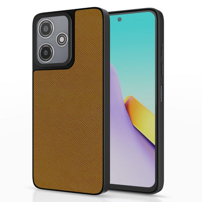 Tan Leatherback mobile cover for Redmi 12 5G/4G/Poco M6 Pro 5G – Pikkme