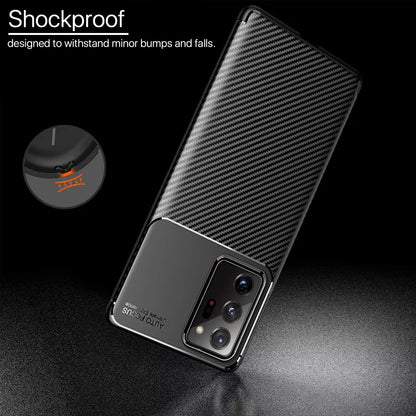 Samsung Note 20 Ultra Carbon back cover in black by Pikkme – photo 4