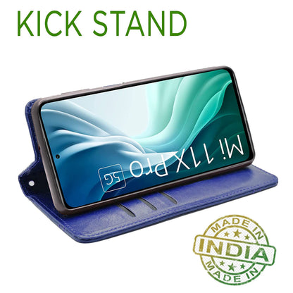 Pikkme Mi 11x/11x Pro blue wallet flip cover – photo 4