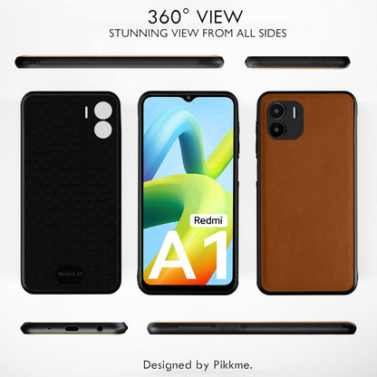 Camel Leather mobile back cover for Redmi A1/A2 – Pikkme – photo 3