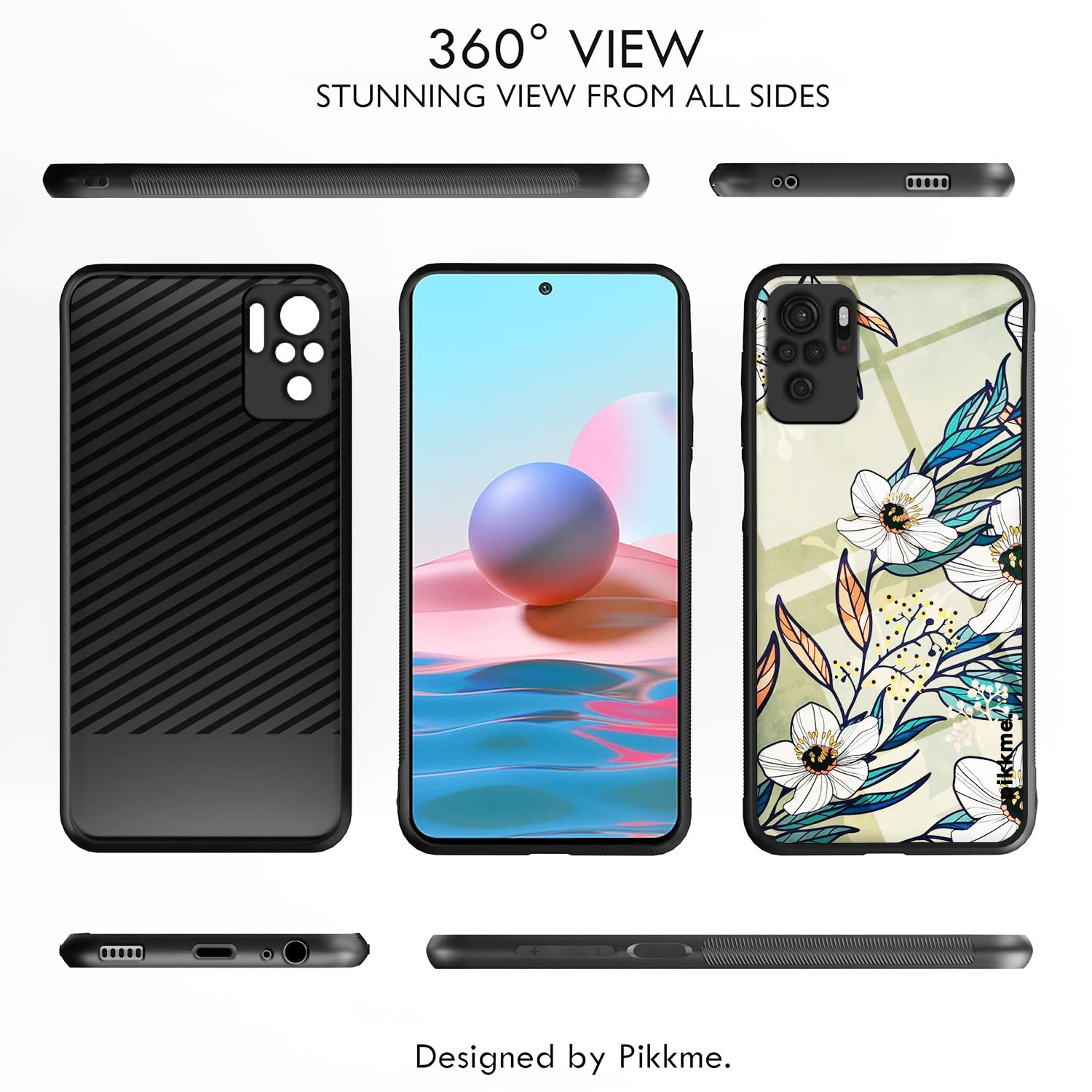 Flower Mobile back cover for Redmi Note 10/Note 10s – Pikkme – photo 2