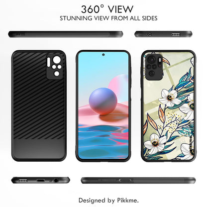 Flower Mobile back cover for Redmi Note 10/Note 10s – Pikkme – photo 2