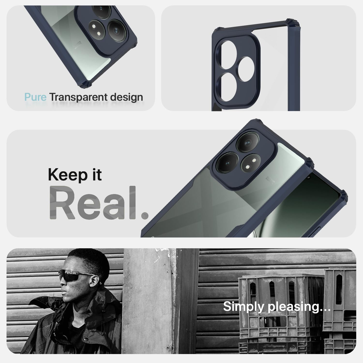 Pikkme Realme GT 6T 5G blue phone cover – photo 4