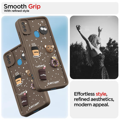 Pikkme brown mobile cover for Samsung M11/3D – photo 2