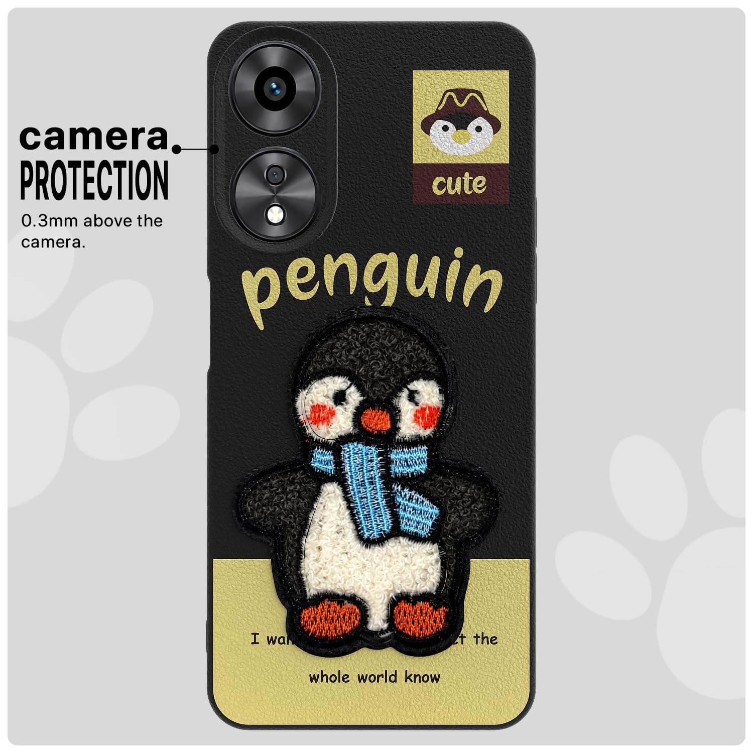Pikkme black phone cover for Oppo A78 5G – photo 6