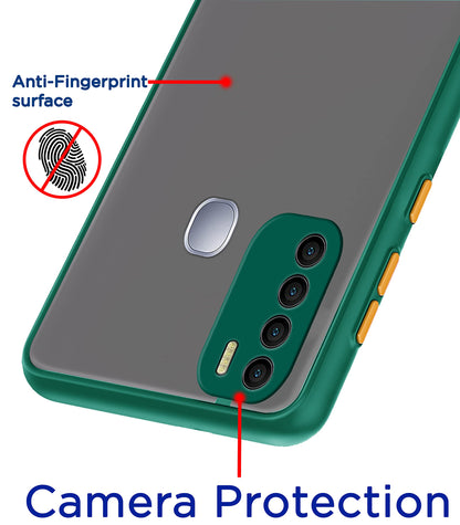 Pikkme green Hybrid phone cover for Infinix Hot 9/Hot 9 Pro – photo 2