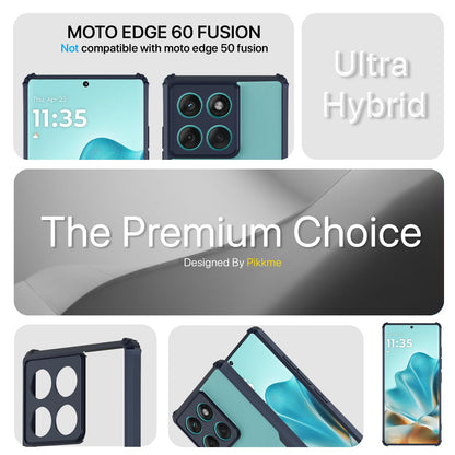 Moto Moto Edge 60/Edge 60 Fusion 5G back cover in blue by Pikkme – photo 2