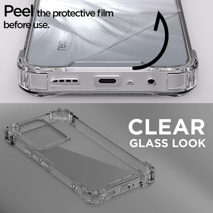 Pikkme Realme C71  PC + TPU Crystal Clear Back Cover (Transparent)