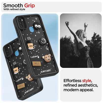 Pikkme black Silicone mobile cover for Samsung M11/3D – photo 2