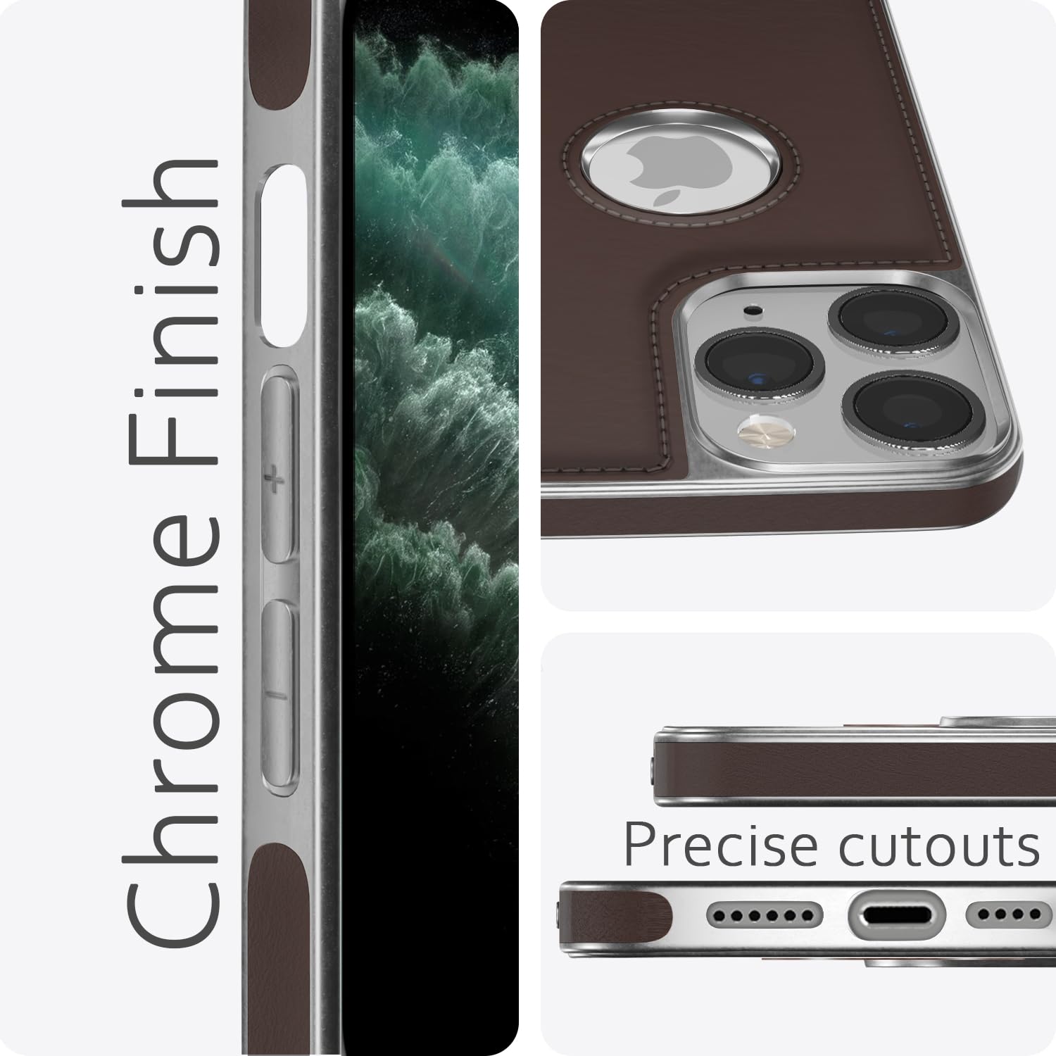 iPhone 11 Pro Max mobile back cover in chrome coffee by Pikkme – photo 5