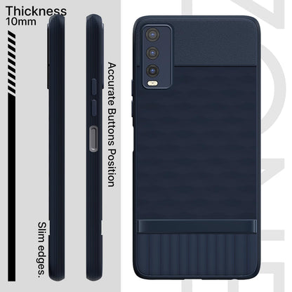 Pikkme Vivo Y12s / Y20 / Y20i / Y20G  Gencase Back Cover (Blue)