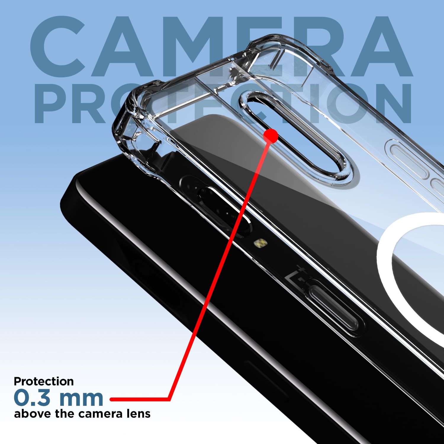Pikkme transparent mag-safe MagSafe mobile cover for OnePlus 6T/7 – photo 5