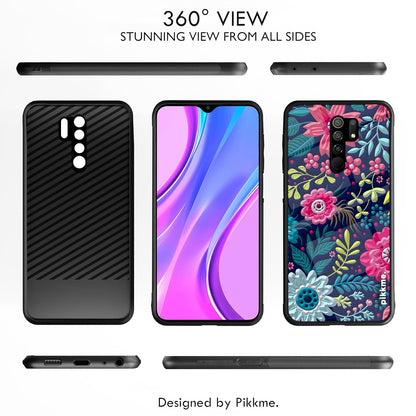 Pikkme Flower mobile back cover for Redmi 9 Prime – photo 2